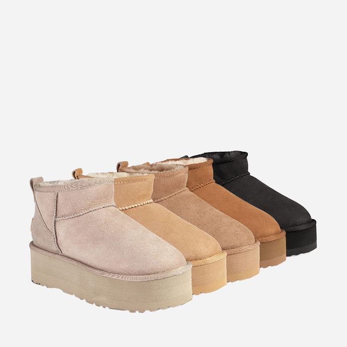 OZWEAR OB658PP Classic Platform Ultra Mini Boots